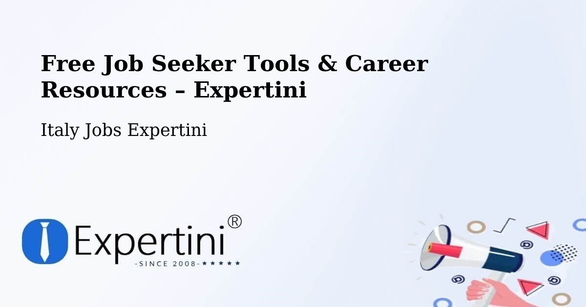 Free Job Seeker Tools & Career Resources – Castenaso - Castenaso, Italy Jobs Expertini