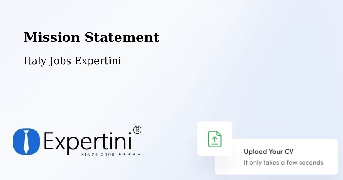 Corporate Mission – Castenaso - Italy Jobs Expertini